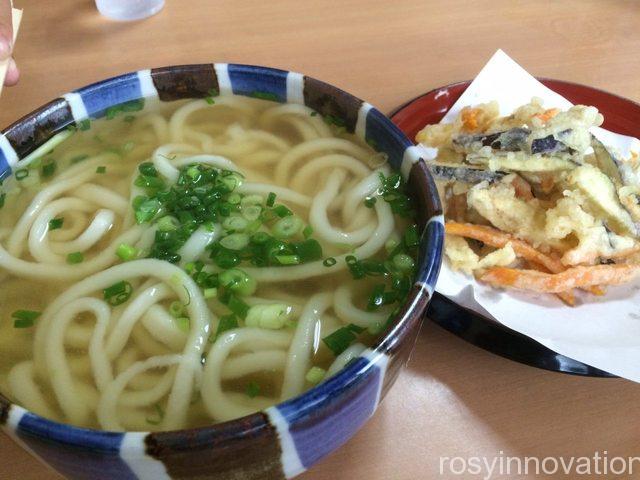 １吉備路マラソン　よこたうどん　かき揚げ天