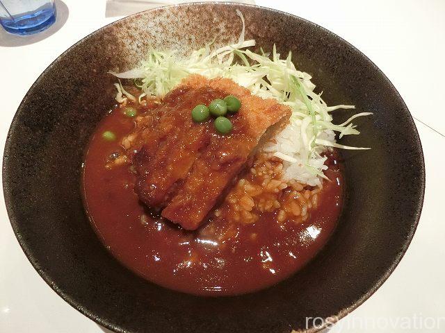 麺屋匠　デミカツ丼ハーフ