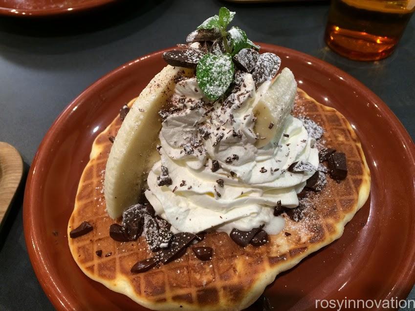 メロウブラウンコーヒーイオン岡山１３　チョコバナナパンケーキ