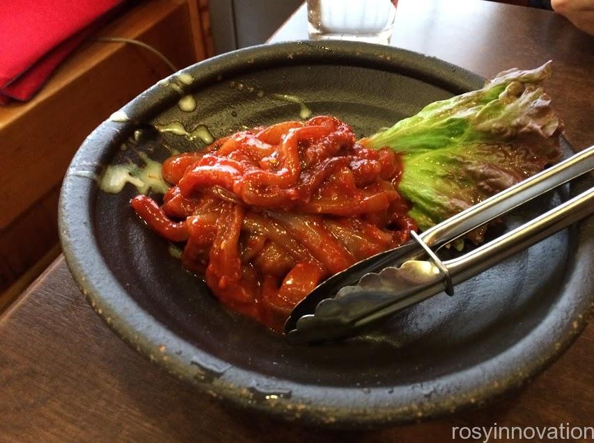 焼肉ソウル１０　イカキムチ