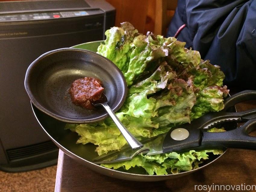 焼肉ソウル１１　葉っぱ