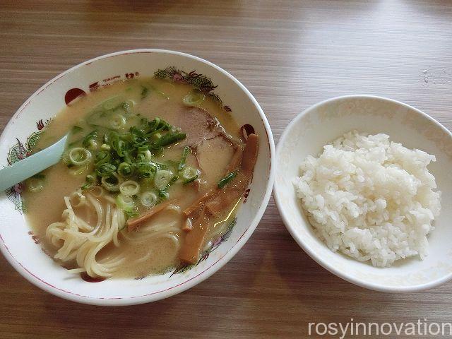 天下一品倉敷店７　こっさり　ライスセット