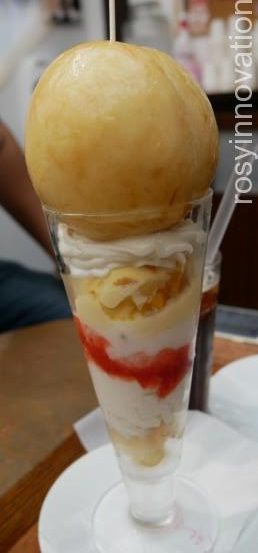 くらしき桃子倉敷中央店 (1)桃パフェ