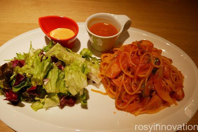 むさしの森珈琲　パンケーキとランチ (1)ナポリタンランチ