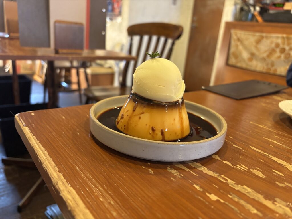 203cafe 2025年メニューIMG_2167（大）プリン