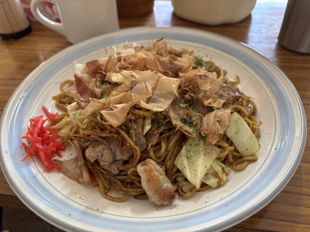 きたちゃん　2025年6月メニュー　焼きそば