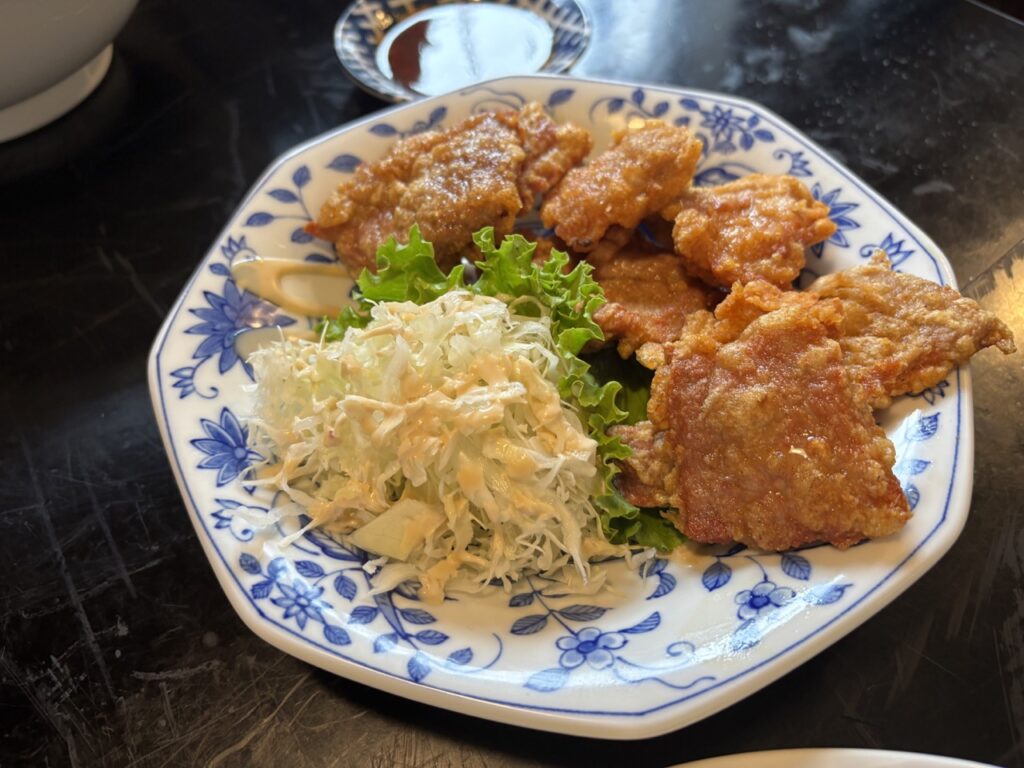 ぼんち　2025年9月　メニュー　肉天