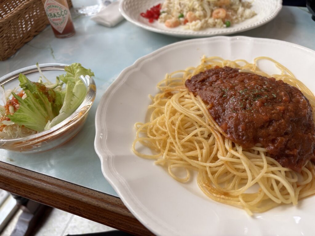 喫茶in　2025年6月　メニュー　ミートスパゲティ