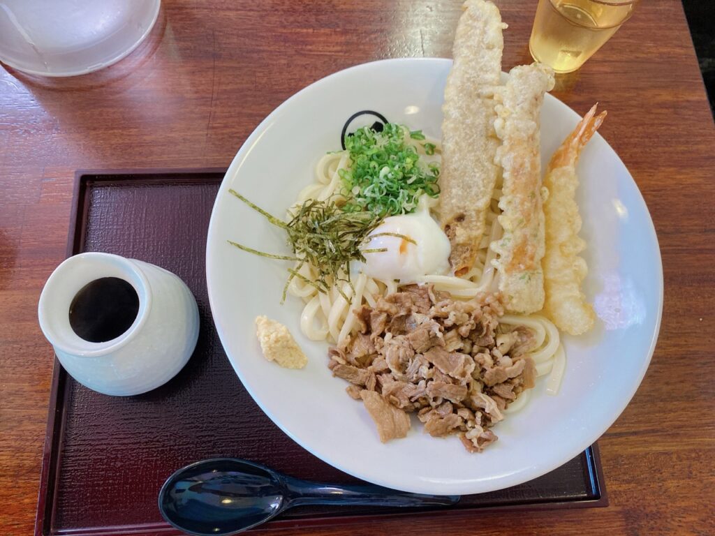 うどん一歩　2025年6月　メニュー　だし巻きたまご　一歩ぶっかけ