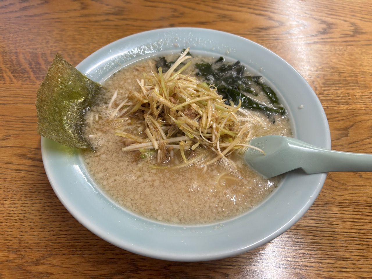 ラーメンショップなまず峠店　2025年7月　ネギラーメン