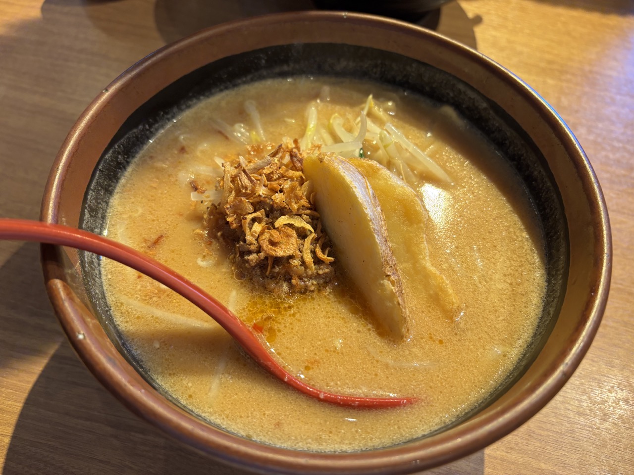 田所商店　イオン岡山　2026年1月メニュー1味噌ラーメン