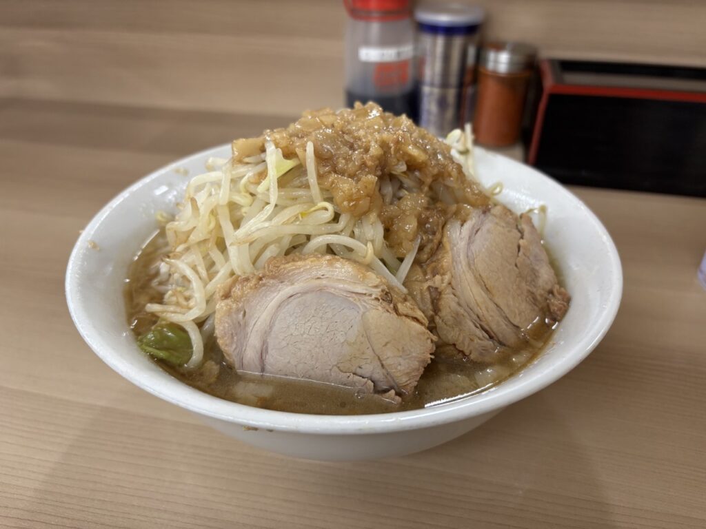 あしたの夏二郎岡山店　メニュー　2026年2月2　ラーメン