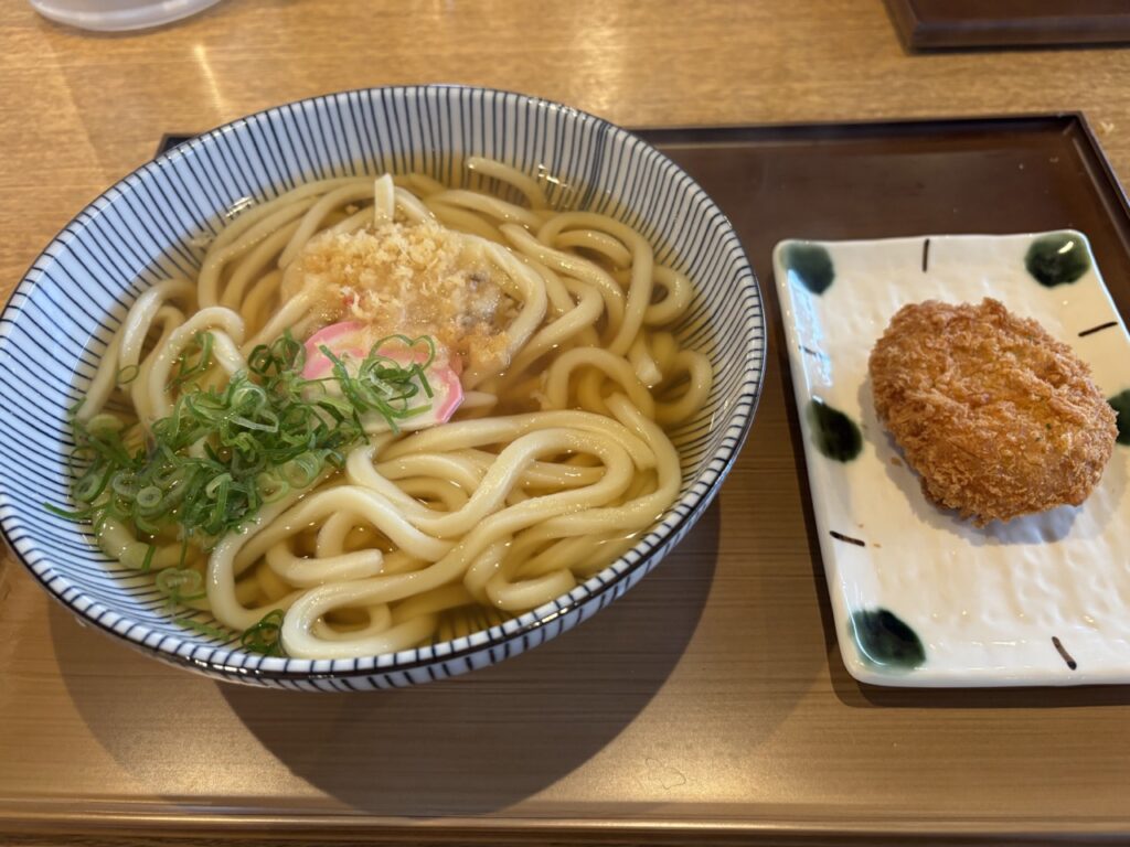 おうどんあおぞら　2026年5月　メニュー　かけうどん