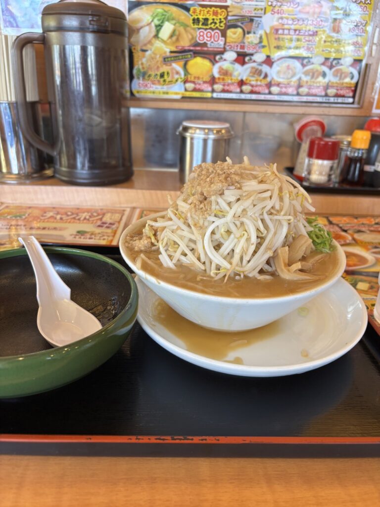 つやまラーメン大統領院庄店 2026年5月 メニュー2 野菜まし