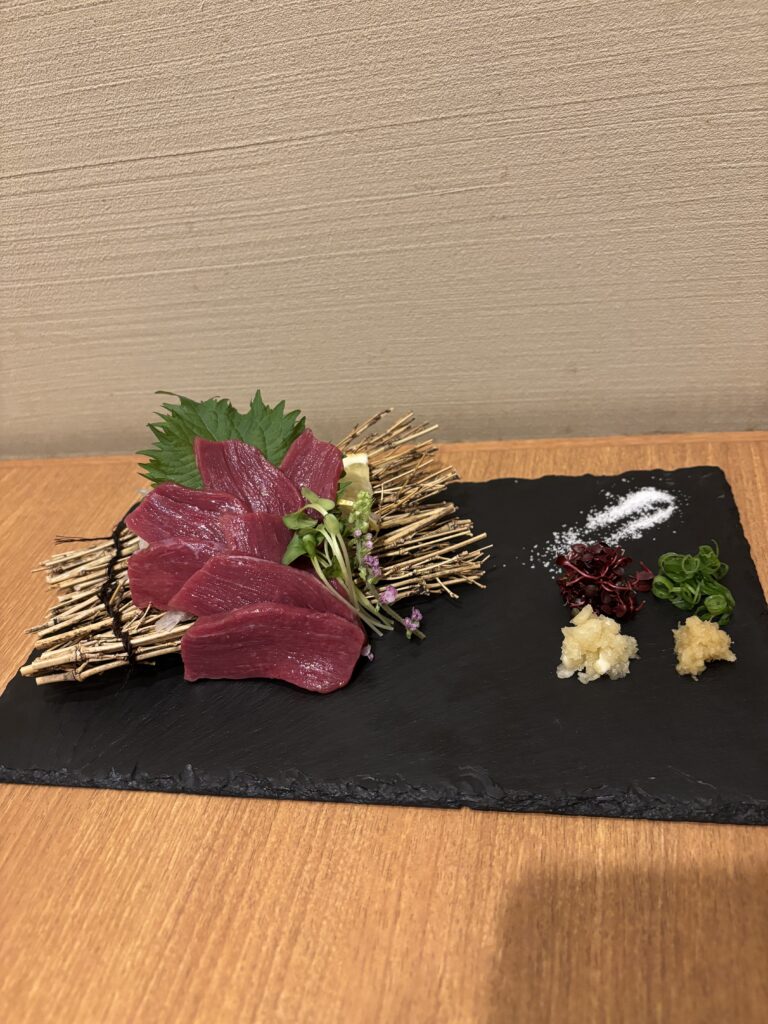 九州料理 縁 メニュー25 馬刺し